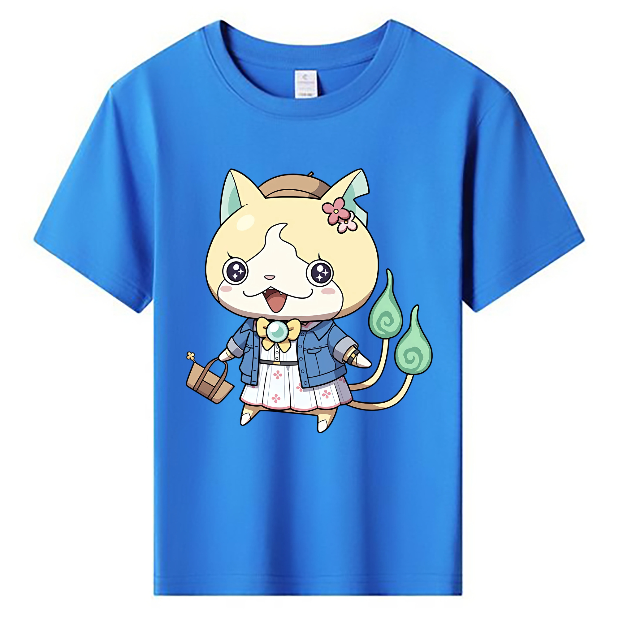 （画像用） 妖怪ウォッチ Yo-kai Watch 綿100％キッズTシャツ（フロントプリント）